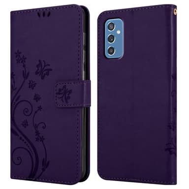 Samsung Galaxy M52 5G Plånboksfodral Skal (Lila)