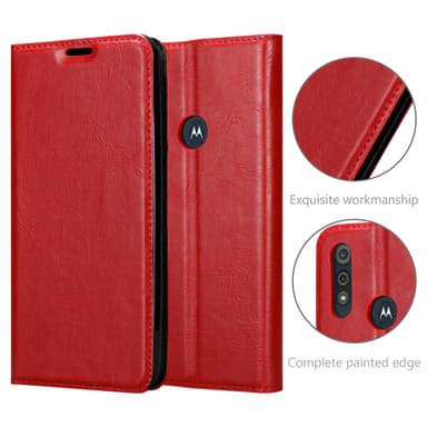 Motorola MOTO E6s 2020 Skal Fodral Case (Röd)