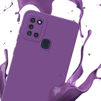 Samsung Galaxy A21s Skal Fodral Case (Lila)