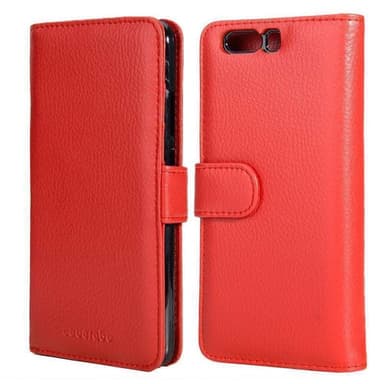 Huawei P10 PLUS Plånboksfodral Skal (Röd)