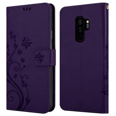 Samsung Galaxy S9 PLUS Plånboksfodral Skal (Lila)