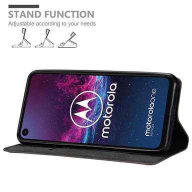 Motorola ONE ACTION Skal Fodral Case (Brun)