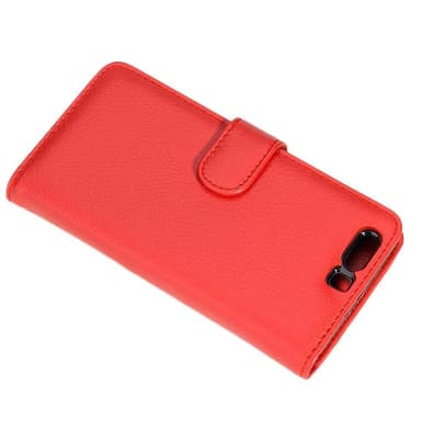 Huawei P10 PLUS Plånboksfodral Skal (Röd)