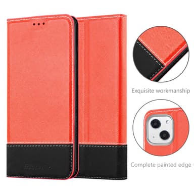 iPhone 13 Skal Fodral Case (Röd)