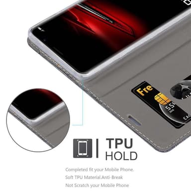 Huawei MATE RS Plånboksfodral Skal (Grå)
