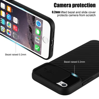 iPhone 6 / 6S Skal Fodral Case (Svart)