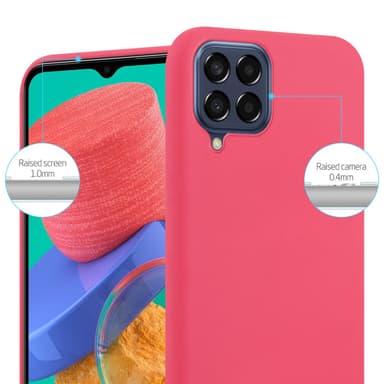 Skal Samsung Galaxy M33 5G Fodral Case (Röd)