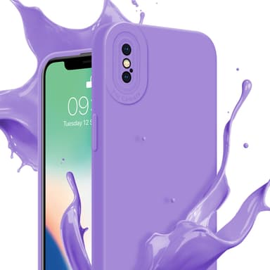 iPhone X / XS Skal Fodral Case (Lila)
