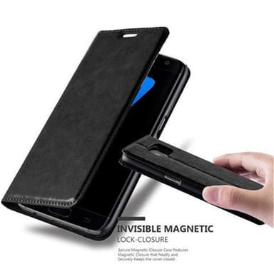 Samsung Galaxy S7 EDGE Skal Fodral Case (Svart)