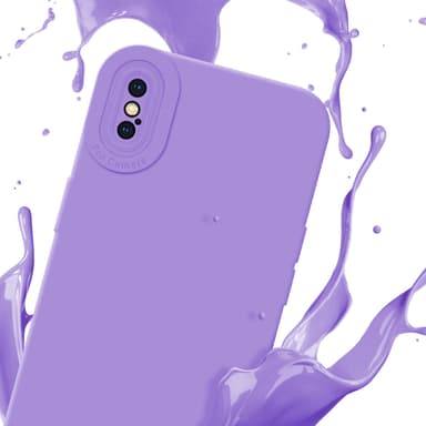 iPhone X / XS Skal Fodral Case (Lila)
