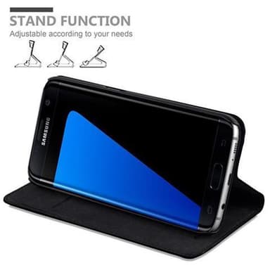 Samsung Galaxy S7 EDGE Skal Fodral Case (Svart)
