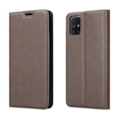 Samsung Galaxy M51 Skal Fodral Case (Brun)