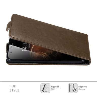 Huawei ASCEND G7 PLUS / G8 / GX8 Flipfodral Skal (Brun)