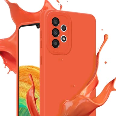 Samsung Galaxy A32 4G Skal Fodral Case (Orange)