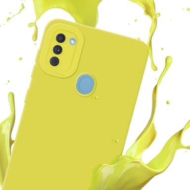 Samsung Galaxy A11 / M11 Skal Fodral Case (Gul)