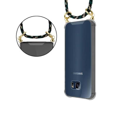 Samsung Galaxy S6 EDGE Skal Fodral Kedja (Brun)