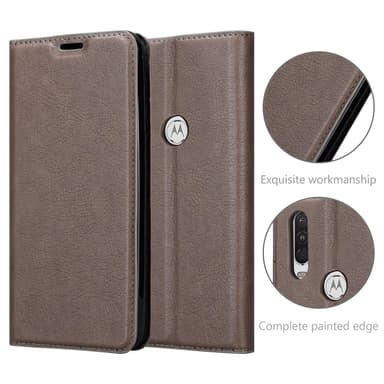 Motorola ONE ACTION Skal Fodral Case (Brun)