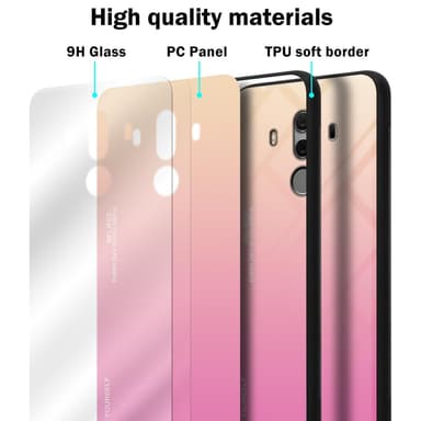 Huawei MATE 10 PRO Skal Fodral Case (Svart)