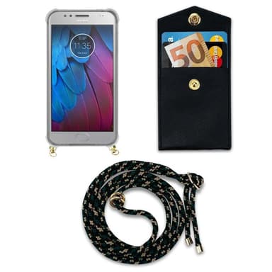 Motorola MOTO G5S Skal Fodral Kedja (Brun)