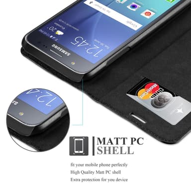 Samsung Galaxy J7 2015 Skal Fodral Case (Svart)