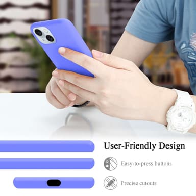 iPhone 15 Skal Fodral Case (Lila)