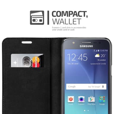 Samsung Galaxy J7 2015 Skal Fodral Case (Svart)