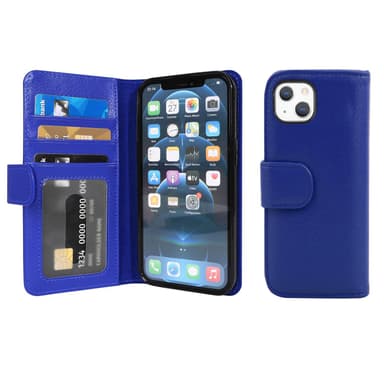 iPhone 13 Plånboksfodral Skal (Blå)