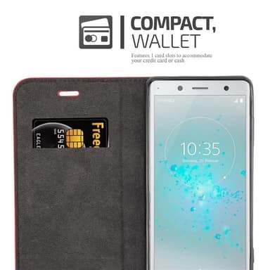 Sony Xperia XZ2 Skal Fodral Case (Röd)