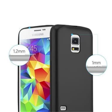 Skal Samsung Galaxy S5 / S5 NEO Fodral Case (Svart)