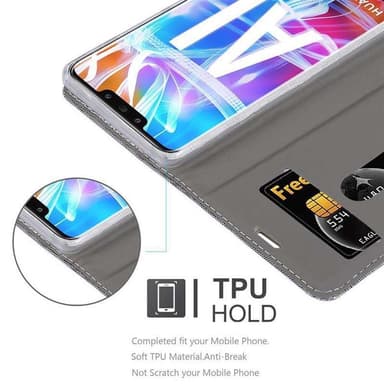 Huawei MATE 20 LITE Plånboksfodral Skal (Grå)