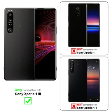 Sony Xperia 1 III Skal Fodral Case (Brun)