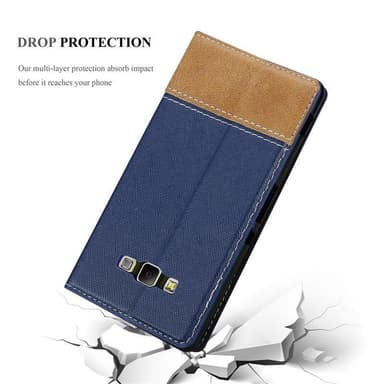 Samsung Galaxy A7 2015 Skal Fodral Case (Blå)