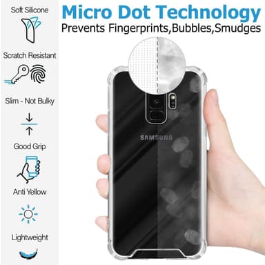 Samsung Galaxy S9 PLUS Skal Fodral Case (Transparent)