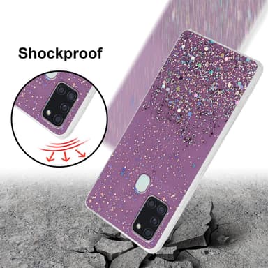 Samsung Galaxy A21s Skal Fodral Case (Lila)