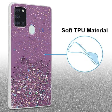 Samsung Galaxy A21s Skal Fodral Case (Lila)