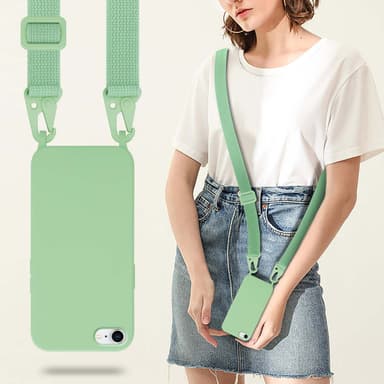 iPhone 7 / 7S / 8 / SE 2020 Skal Fodral Kedja (Grön)