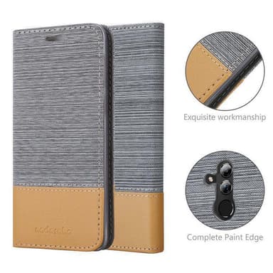 Huawei MATE 20 LITE Plånboksfodral Skal (Grå)