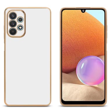 Samsung Galaxy A32 4G Skal Fodral Case (Vit)