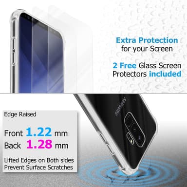 Samsung Galaxy S9 PLUS Skal Fodral Case (Transparent)