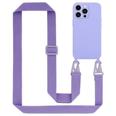 iPhone 14 PRO MAX Skal Fodral Kedja (Lila)