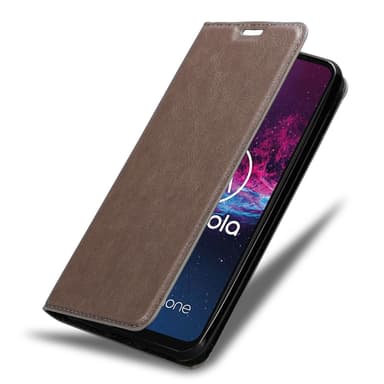 Motorola ONE ACTION Skal Fodral Case (Brun)