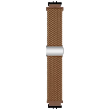 BK Flätat magnetiskt klockarmband Samsung Galaxy Fit 3 - Brown