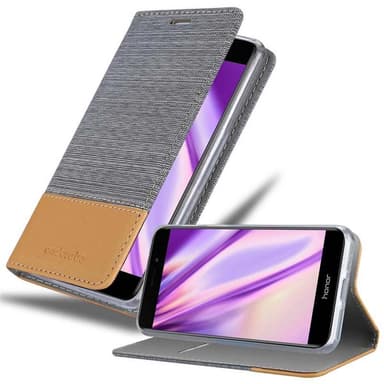 Honor 6C Plånboksfodral Skal (Grå)