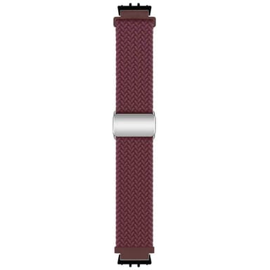 BK Flätat magnetiskt klockarmband Samsung Galaxy Fit 3 - Winered