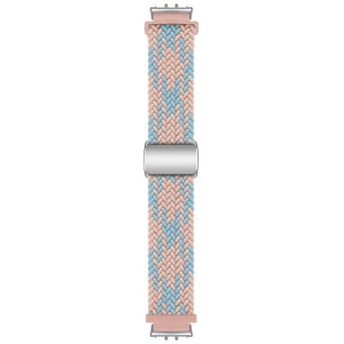 Flätat magnetiskt klockarmband Samsung Galaxy Fit 3 - Blue Pink
