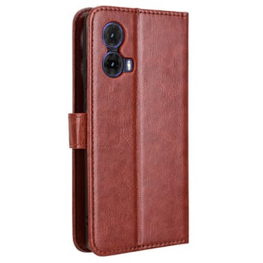 SKALO Motorola Moto G85 5G PU-Läder Plånboksfodral - Brun