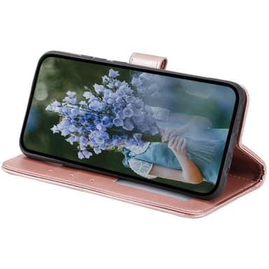 SKALO Motorola Moto G85 5G Mandala Plånboksfodral - Roséguld