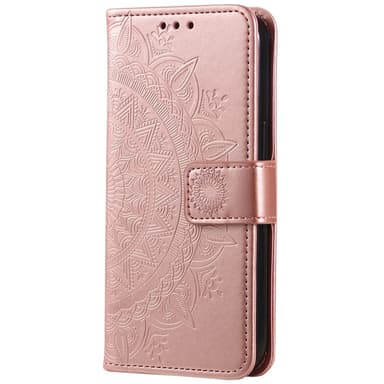 SKALO Motorola Moto G85 5G Mandala Plånboksfodral - Roséguld
