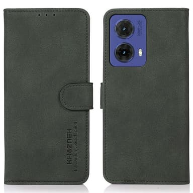 SKALO Motorola Moto G85 5G KHAZNEH Plånboksfodral i PU-Läder - Grön