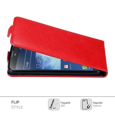 Samsung Galaxy NOTE 3 Flipfodral Skal (Röd)